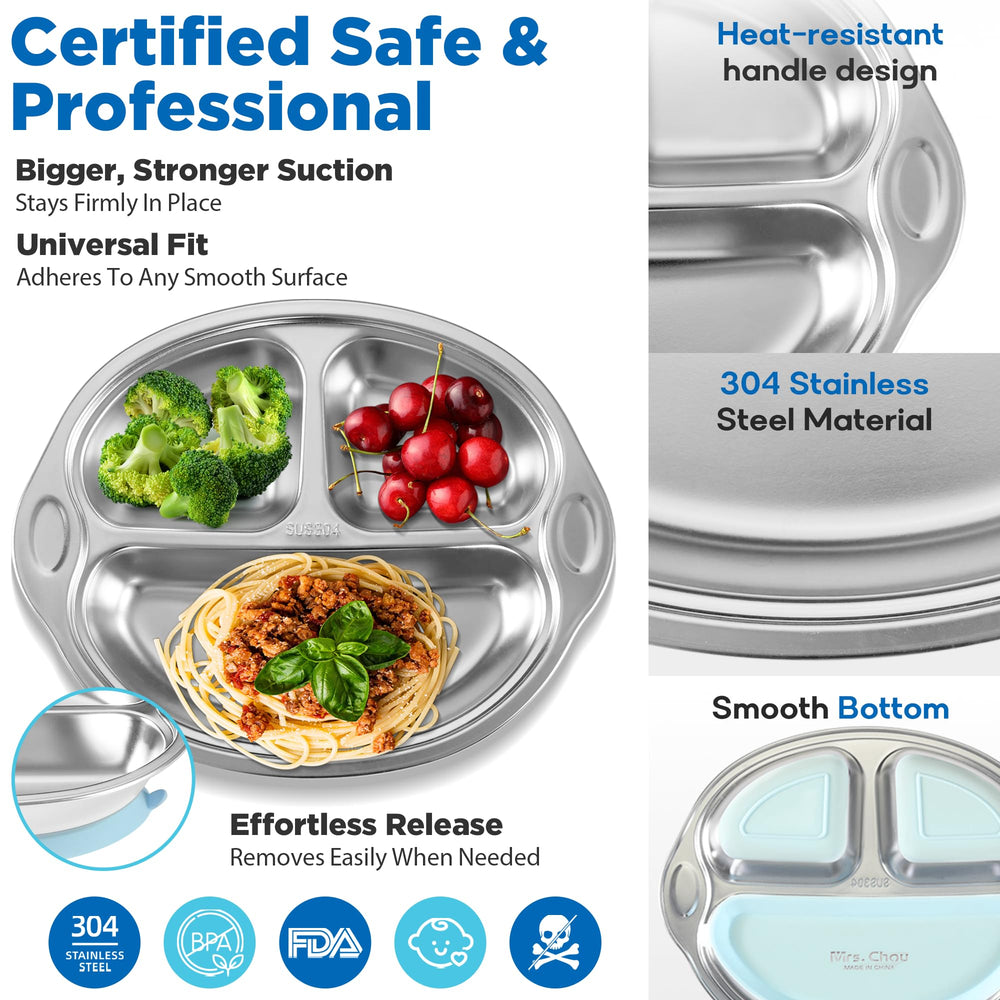 Mrs. Chou sleek, modern design adds style to mealtime.