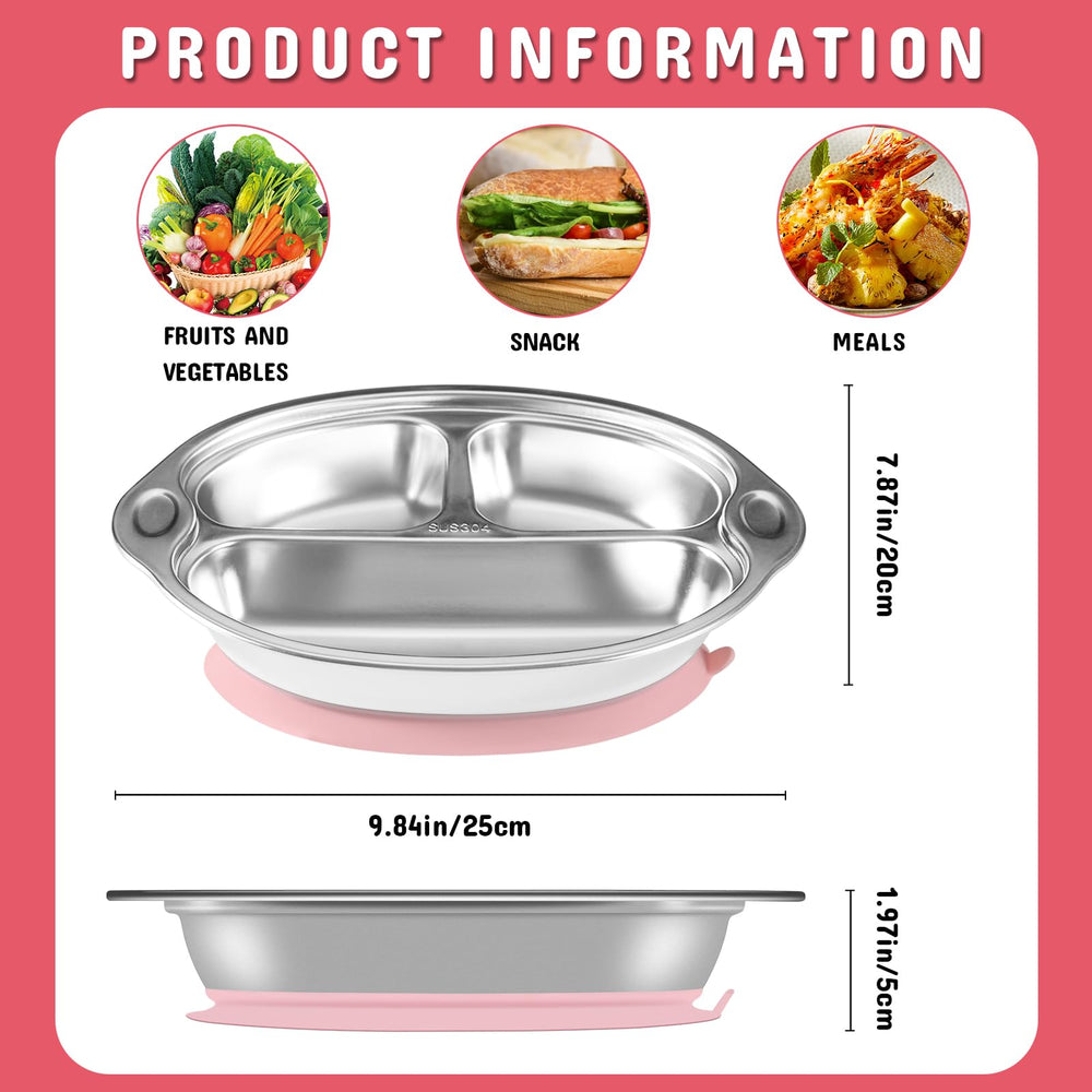 Mrs. Chou plate stackable design saves cabinet space.