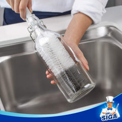 MR.SIGA 13.2-inch water bottle brush handles wide and standard neck bottles