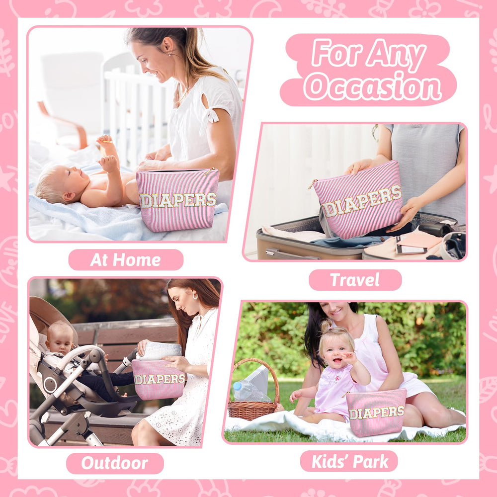 MSJGA travel-ready baby organizer keeps changing items organized.