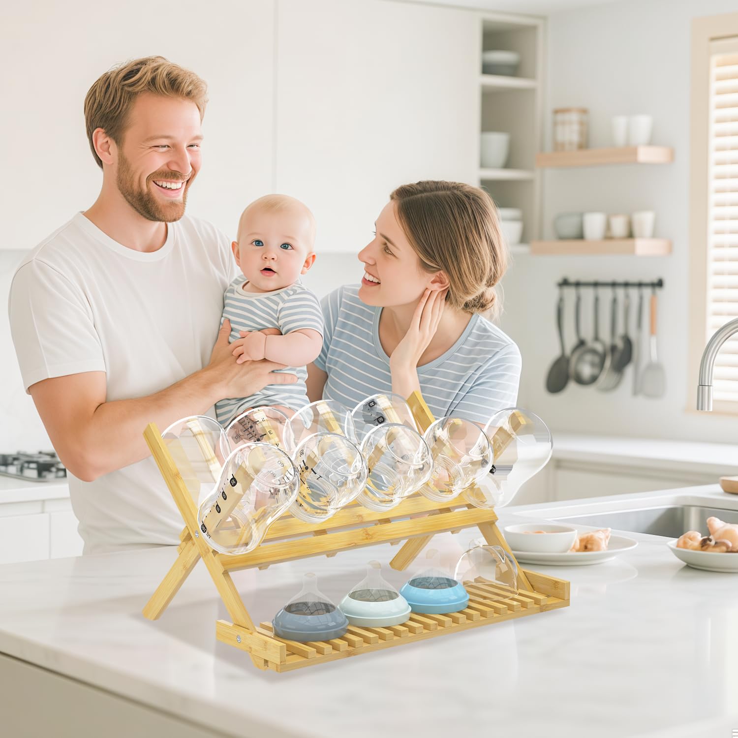 DSVENROLY triangle base ensures stable, wobble-free drying