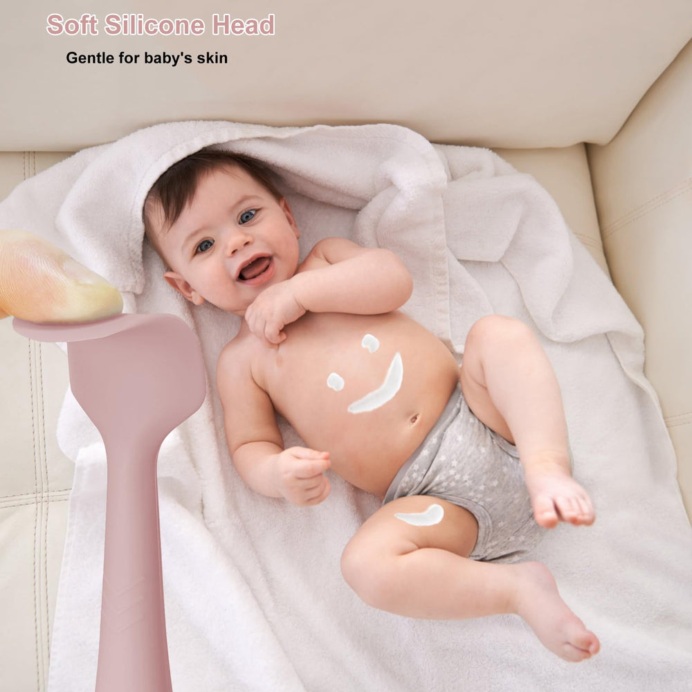 MSVP butt paste spatula with suction base for steady diaper changes