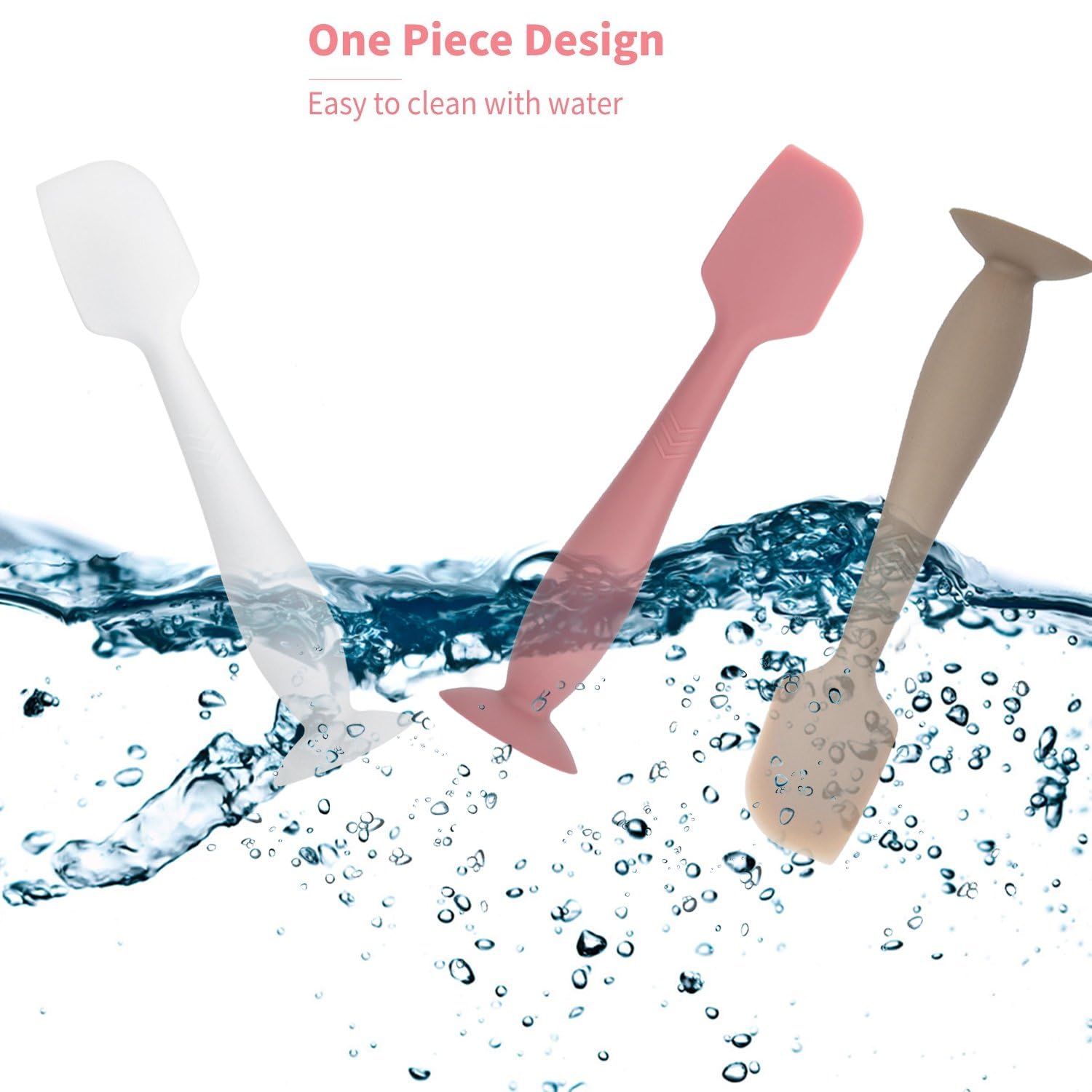 MSVP hypoallergenic silicone spatula gentle on sensitive skin