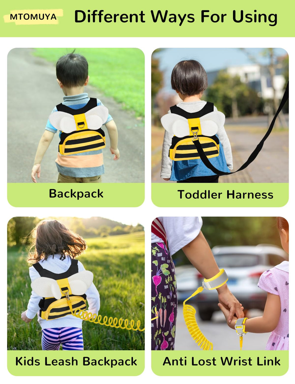 MTOMUYA three-use design supports flexible outdoor use with safety rope options