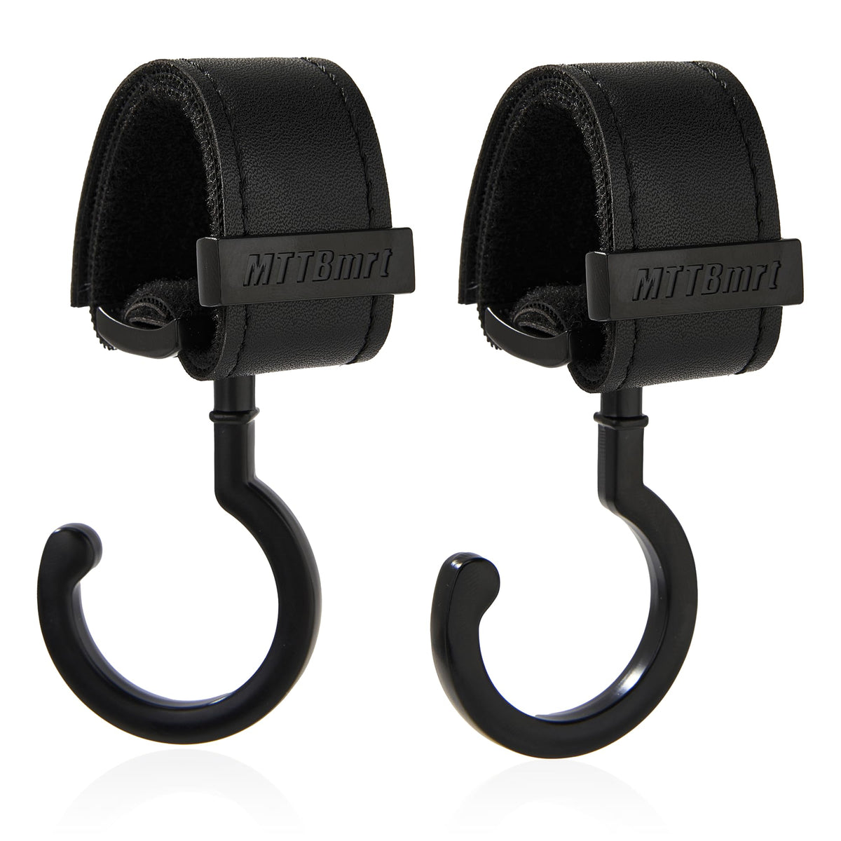 MTTBmrt 2-pack stroller hooks with compact design for convenient one-handed use.