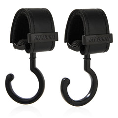 MTTBmrt 2-pack stroller hooks with compact design for convenient one-handed use.
