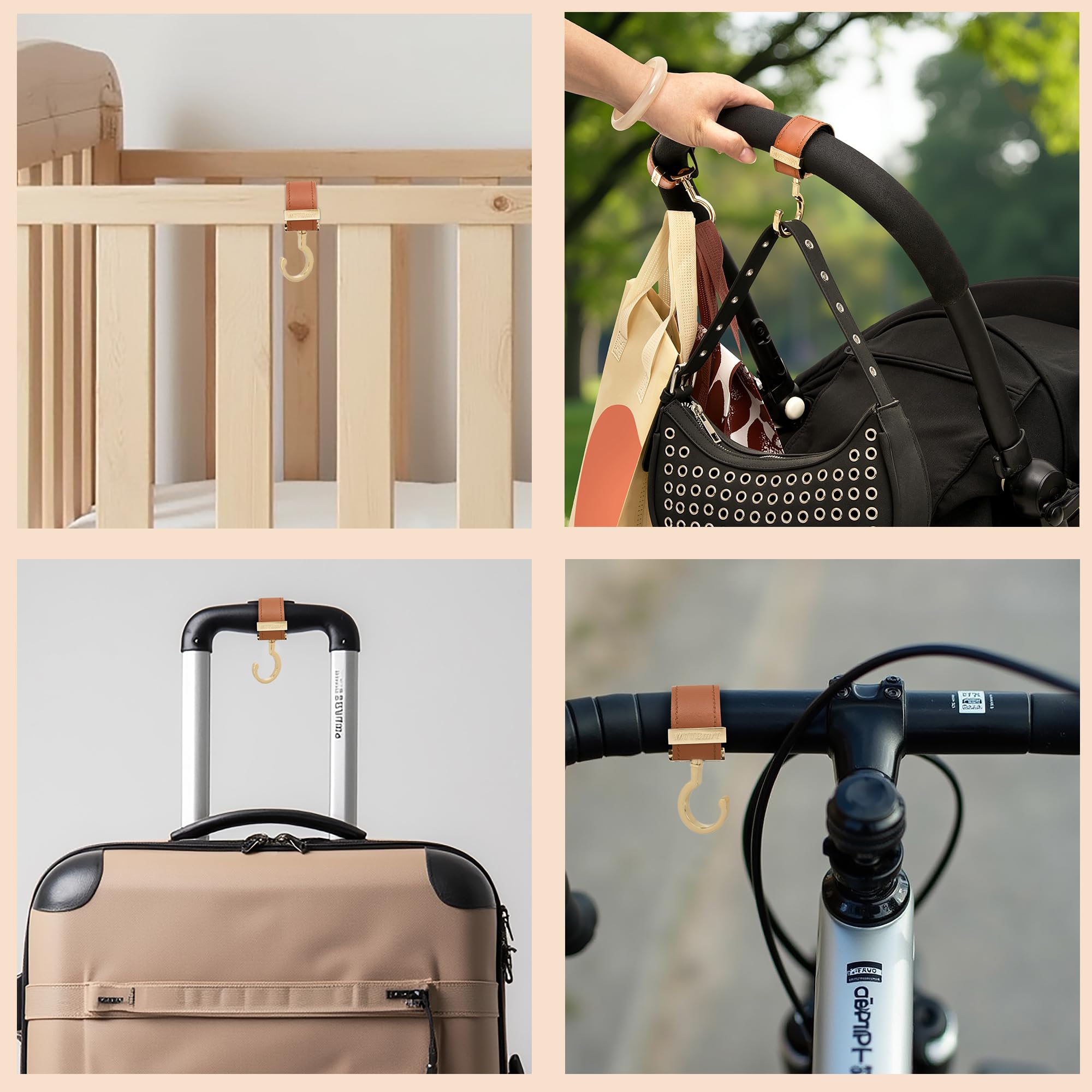 MTTBmrt 66lb per-hook capacity supports bags and essentials safely.