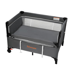 MTWML 3-in-1 playard ready for play and sleep.