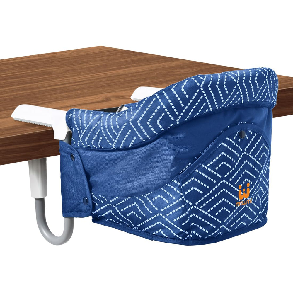 MTWML portable high chair attached to table for secure baby dining