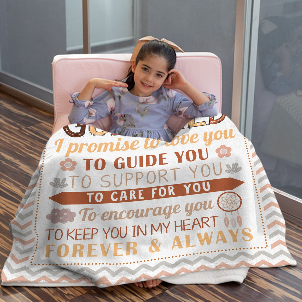 MUCHNEE Baptism Blanket colorful print stays vibrant after washing.
