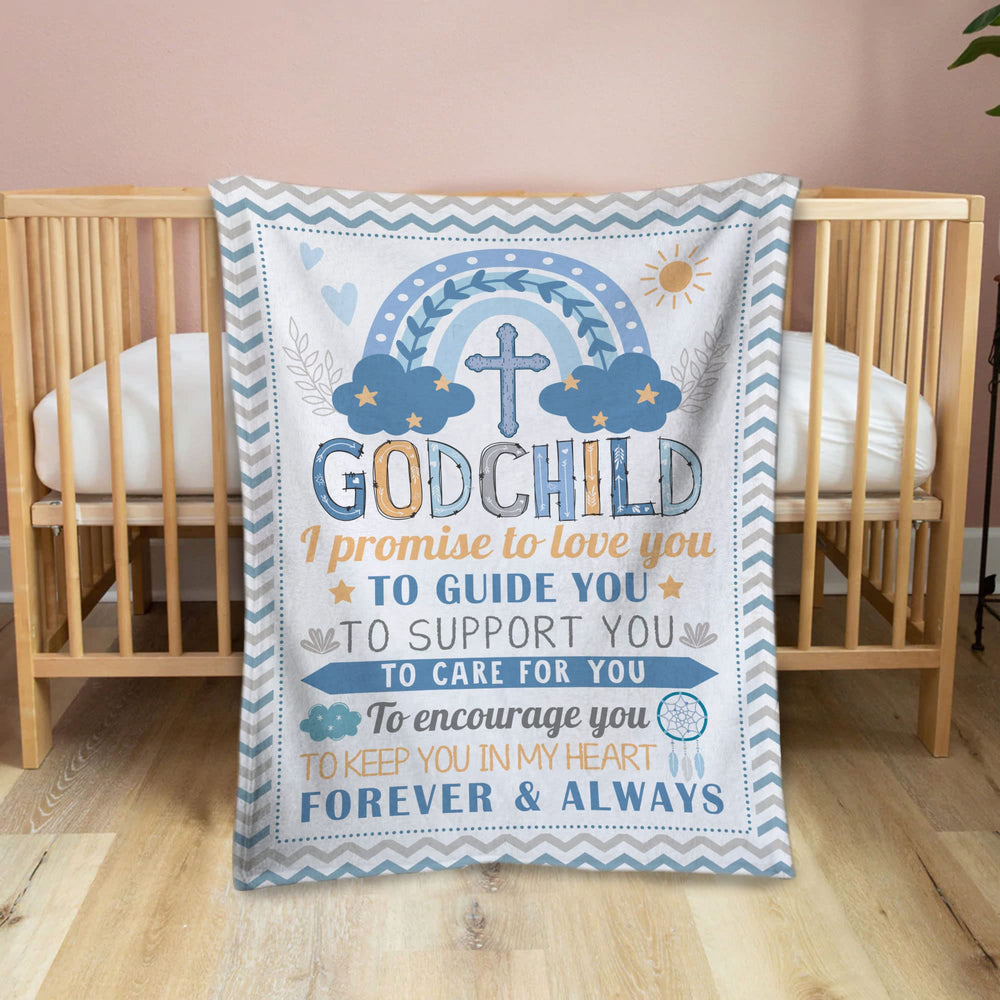 Muchnee Baptism blanket has folded edges for a neat, flat lay.