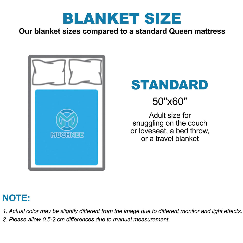Muchnee Baptism Blanket microfiber material delivers vibrant colors with lasting softness.