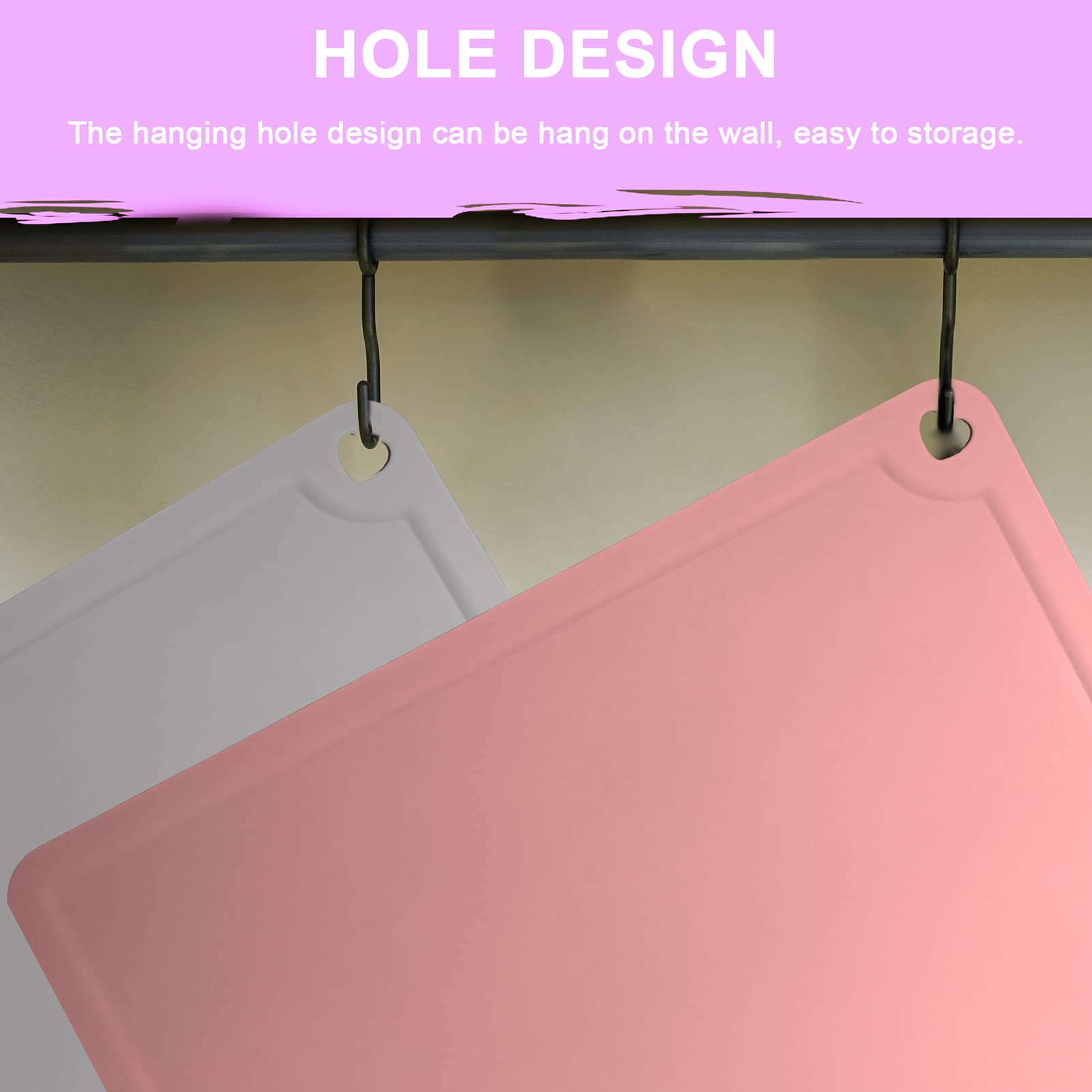 Mudocp extra-large placemats provide extended table protection.