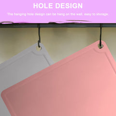 Mudocp extra-large placemats provide extended table protection.