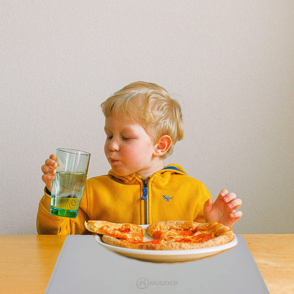 Mudocp multi-use placemats double as pastry mats and rolling surfaces.