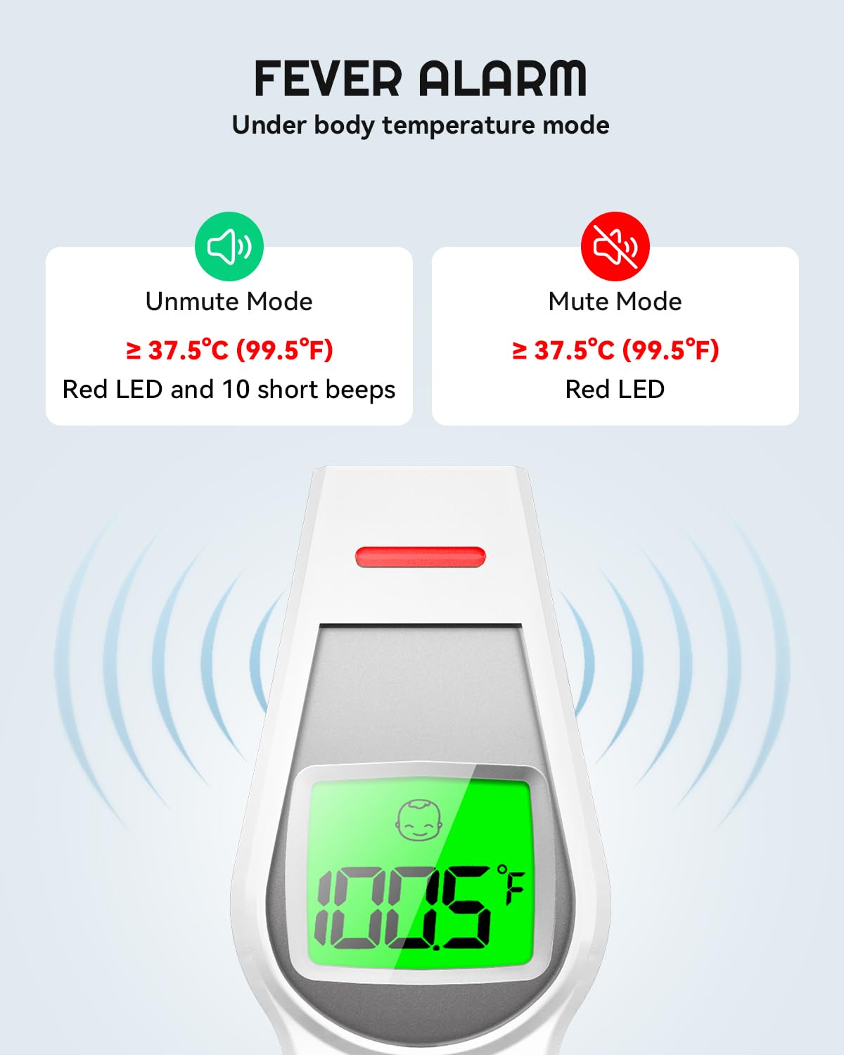 MugaTree backlit display for easy use in the dark
