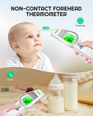 MugaTree forehead measurement mode provides fast temperature readings