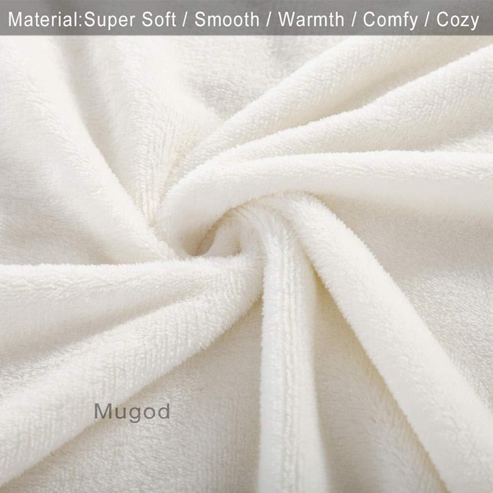 Mugod cozy throw on the sofa invites snuggling and TV
