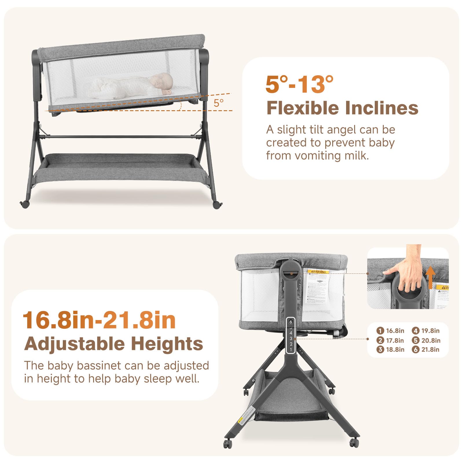 MUHDUH memory foam mattress offers cozy support for newborns