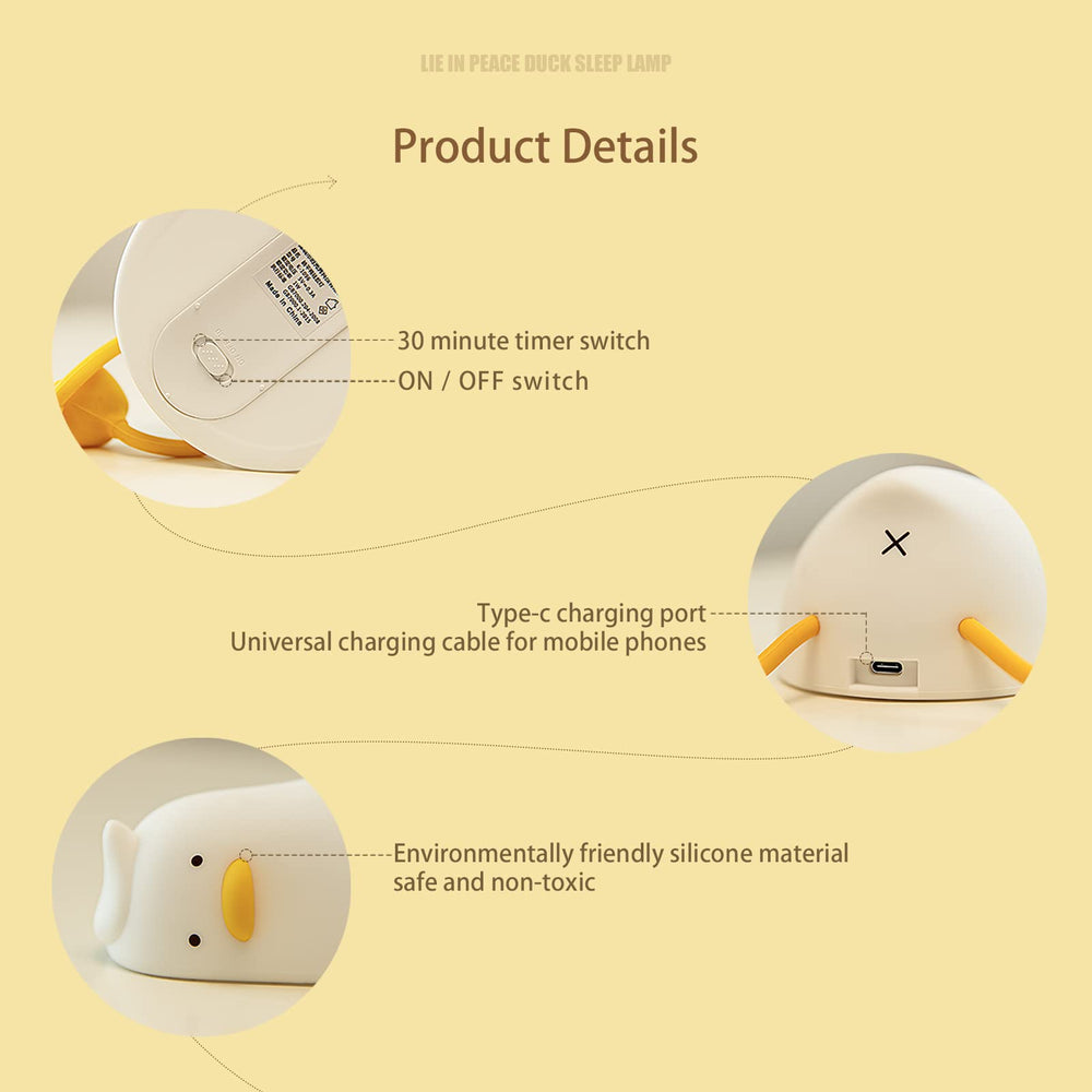 MUID Benson duck light supports breastfeeding use with soft illumination