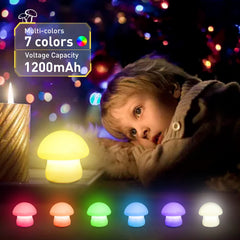 MUID Mushroom Lamp touch control enables quick tap activation in dark rooms.