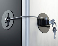 MUIN refrigerator lock front view highlights durable design for safe storage