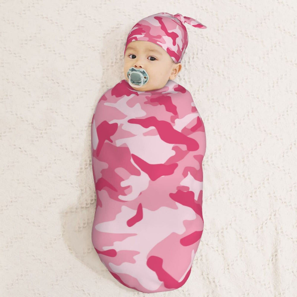 Muishi abstract camouflage pink camo baby gift pack highlighted