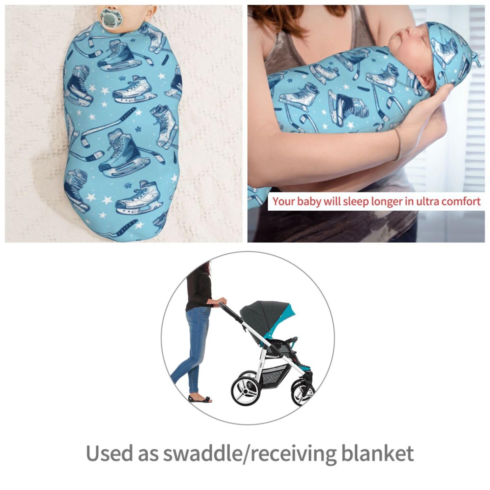 Muishi baby sleeping bag style blanket offers versatile newborn wear.