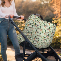 Muishi breastfeeding cover ensures a private, breathable space for nursing in public.
