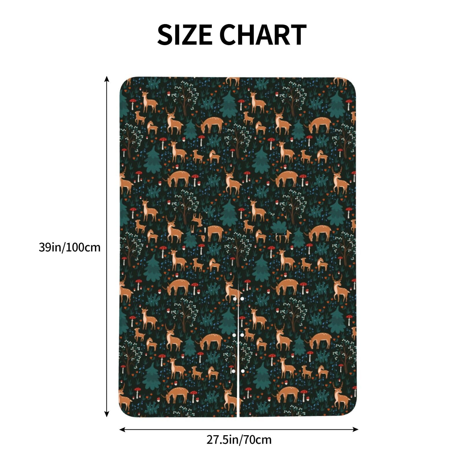 Muishi Deers Forest double layer fabric provides warmth and shade during travel