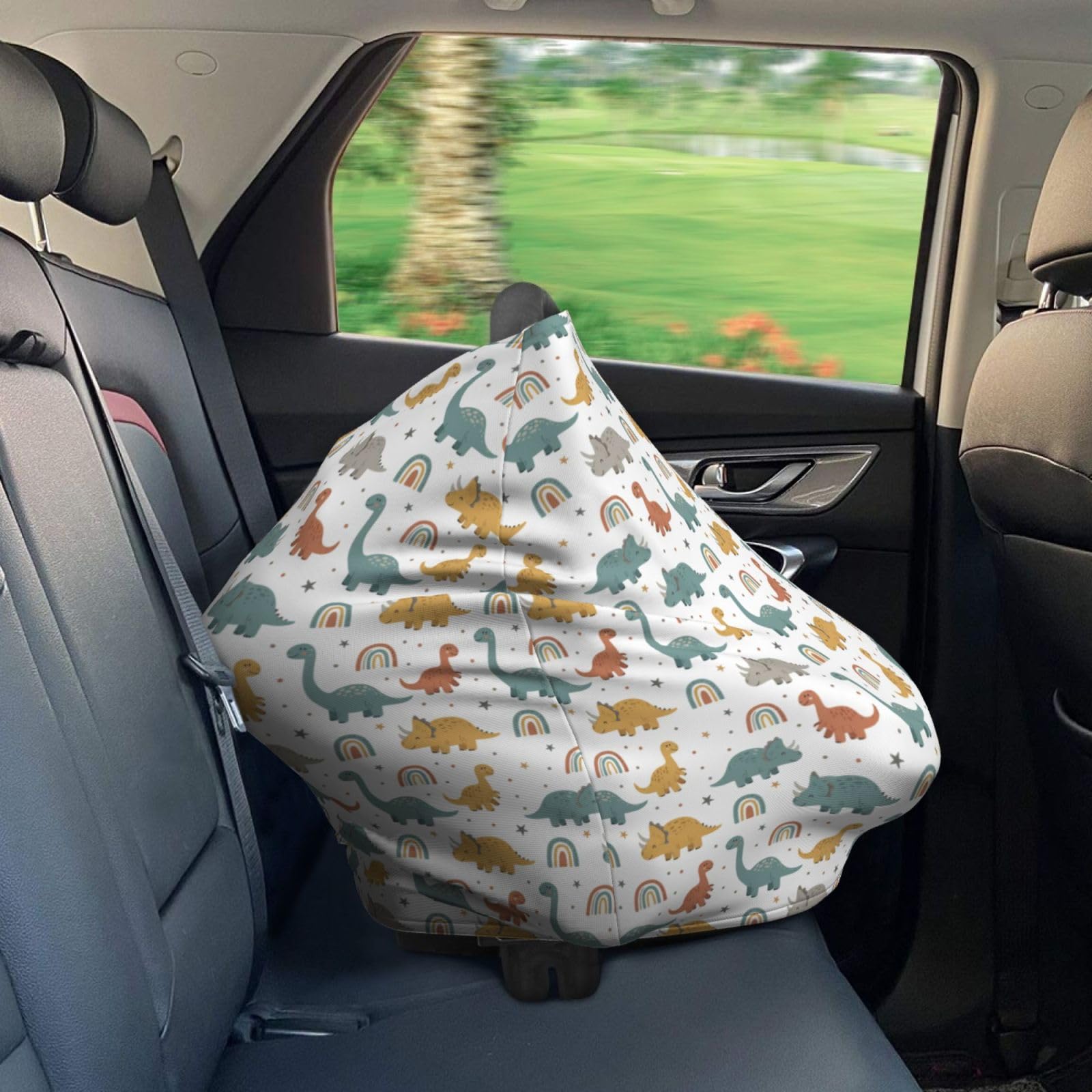 Muishi 360° privacy canopy shielding baby from outside view