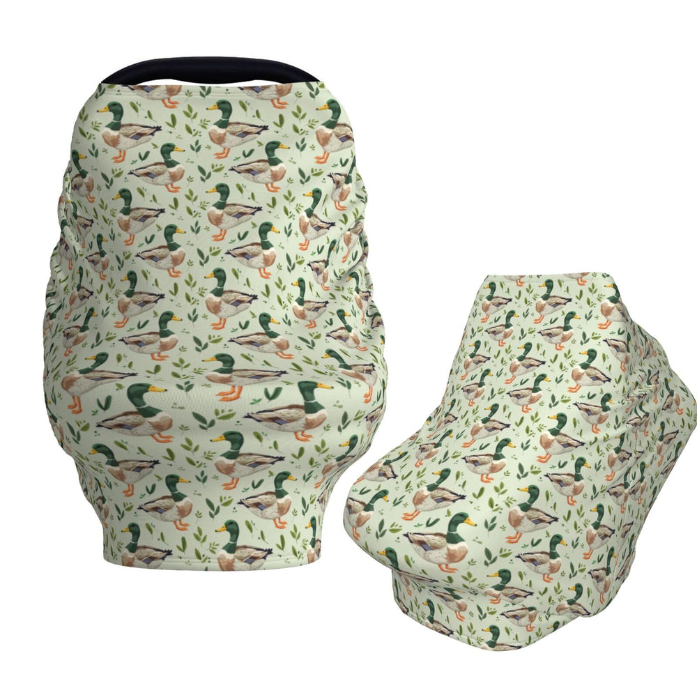 Muishi duck car seat cover provides cute, protective coverage for travel and outings.