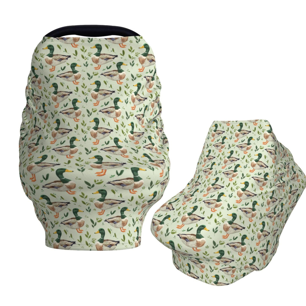 Muishi duck car seat cover provides cute, protective coverage for travel and outings.