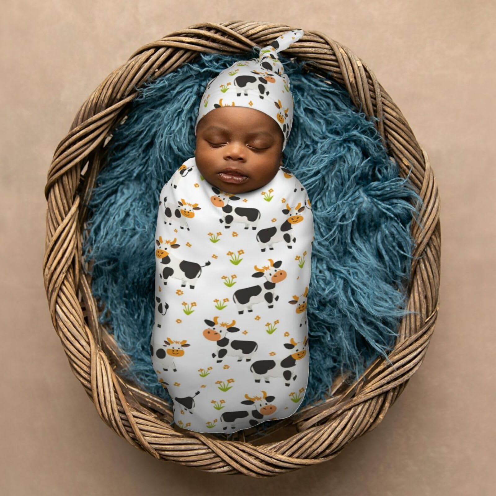 Muishi Farm newborn blanket 0-6 months for versatile use