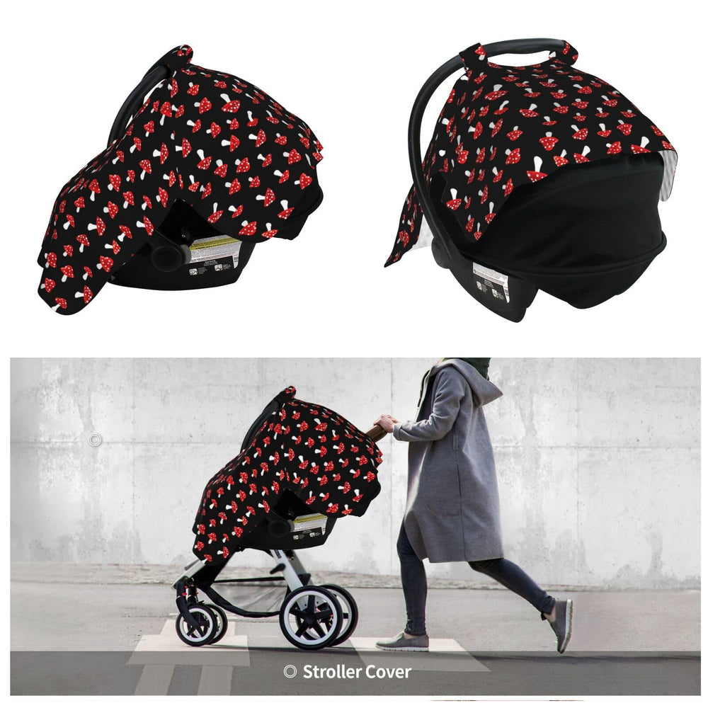 Muishi forest mushrooms nursing cover offers discreet breastfeeding in public