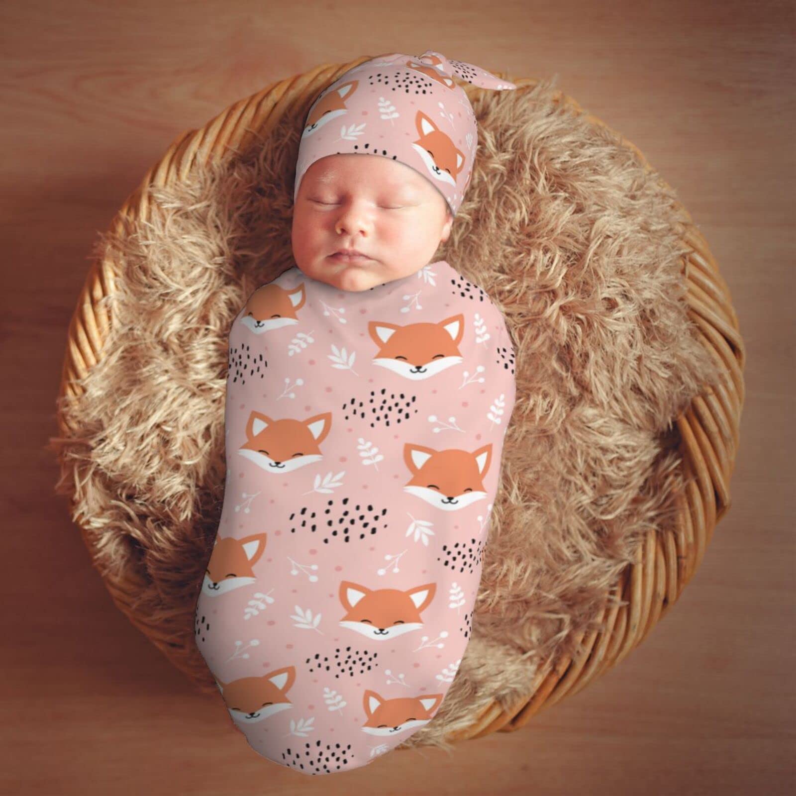 Muishi fox pink blanket texture close-up highlights breathable material