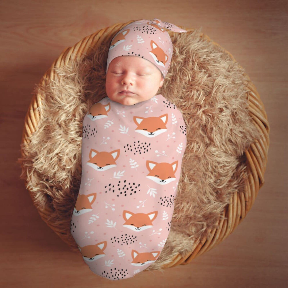 Muishi fox pink blanket texture close-up highlights breathable material