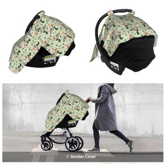 Muishi front four-snap opening enables easy contact and airflow for baby.