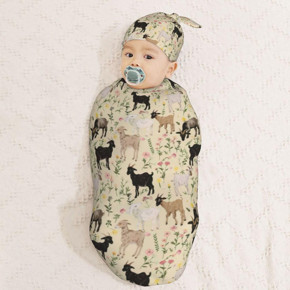 Muishi gift-ready goats-and-flowers set for baby shower