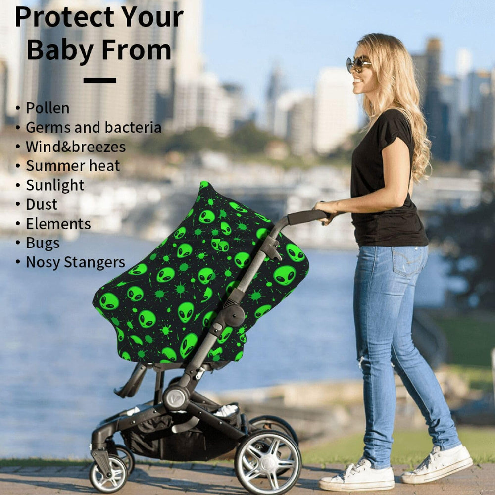 Muishi Green Alien Head gift-ready packaging for new parents.