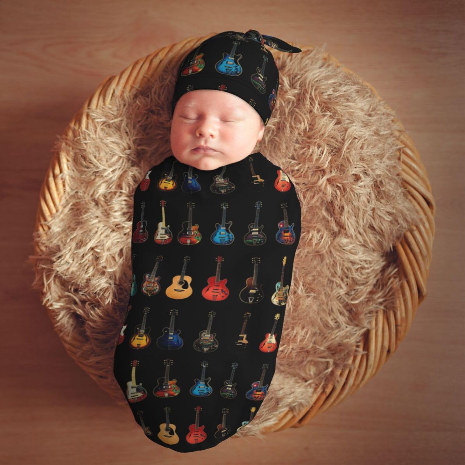 Muishi multiuse baby blanket and hat ready for wear or sleep