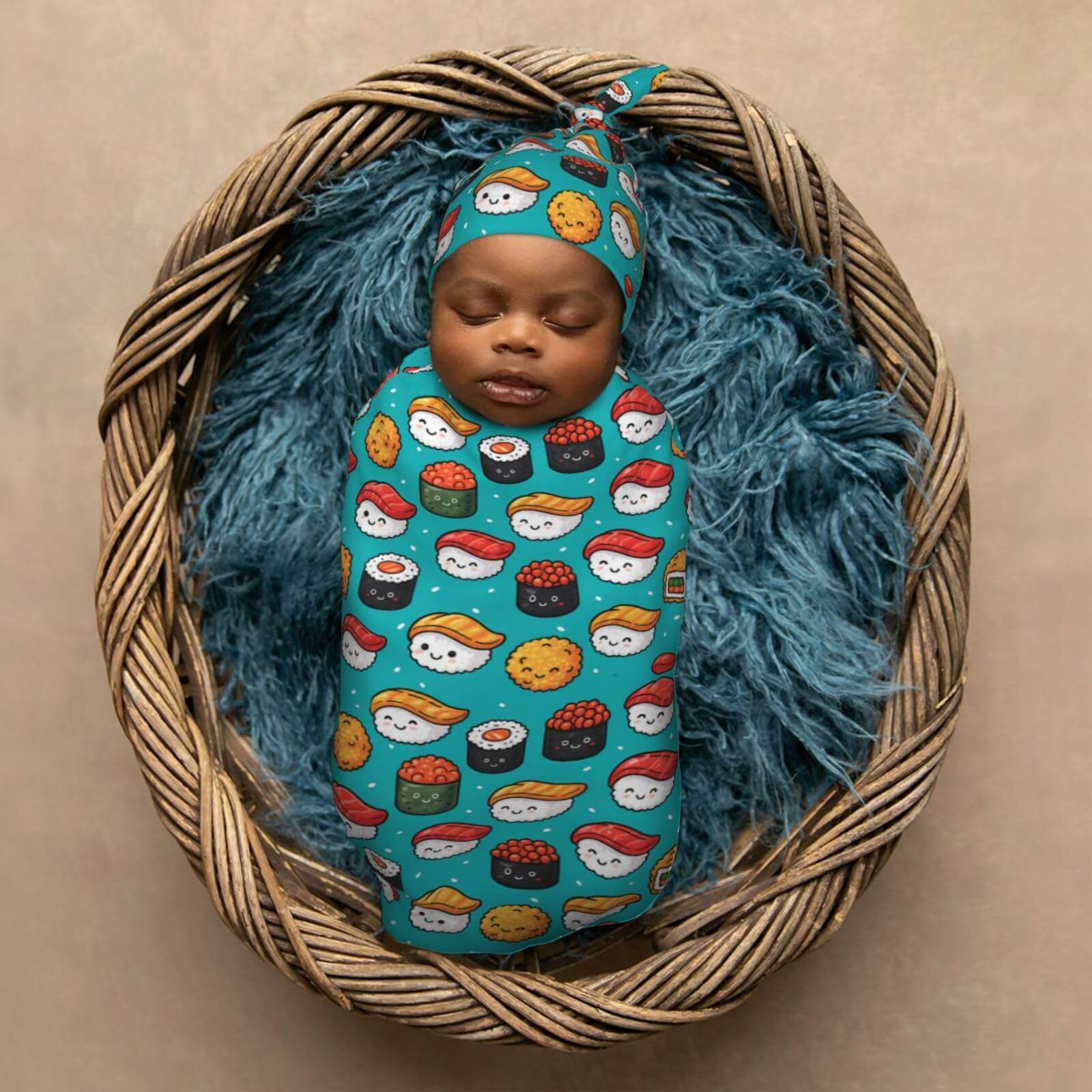 Muishi newborn swaddle set suitable for hospital wear and early photos