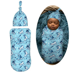 Muishi newborn hat set keeps the baby's head warm and comfy.