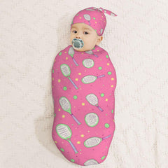 Muishi swaddle used as newborn photography prop for memorable portraits.