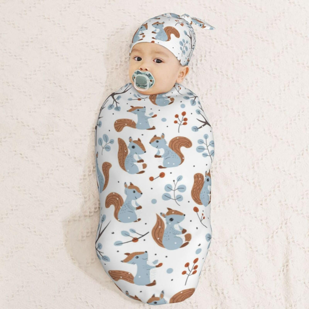 Muishi newborn swaddle blanket close up highlighting soft fabric