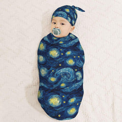 Muishi newborn swaddle wrap 20.8 x 11.4 inches for easy snug.