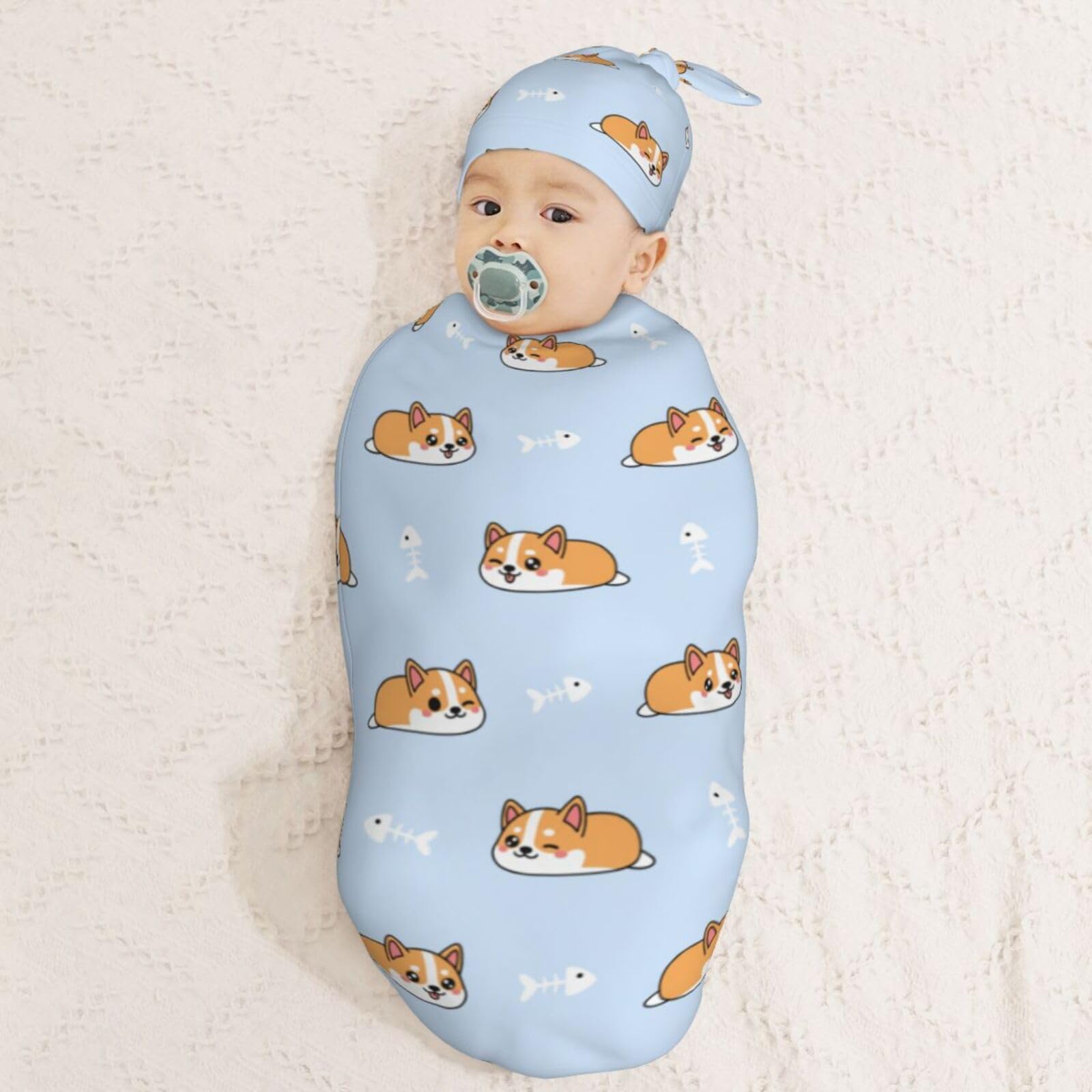 Muishi oval cocoon-shaped swaddle promotes a snug, womb-like feel.