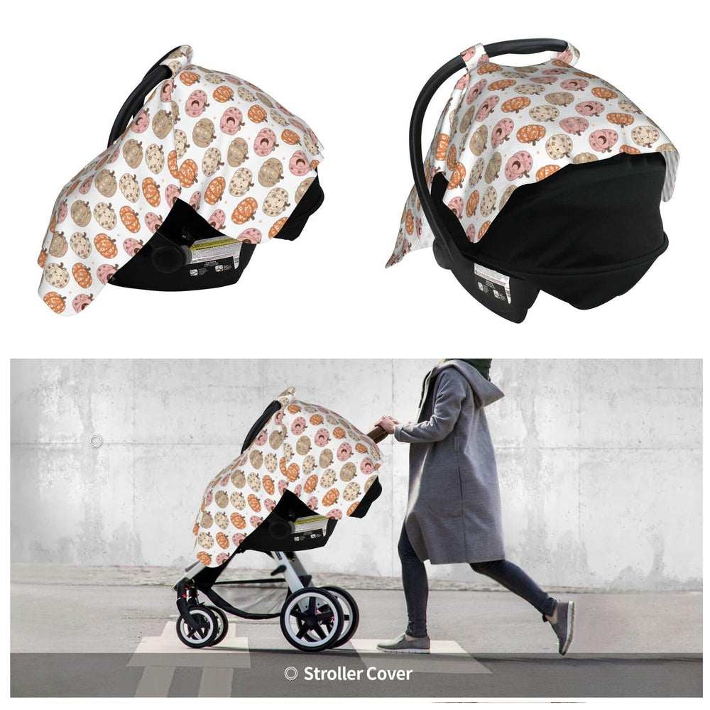 Muishi Pumpkin and Bats four-snap opening enables easy baby contact