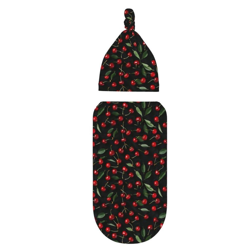Muishi cherry-leaf print blanket designed for comfortable night use.
