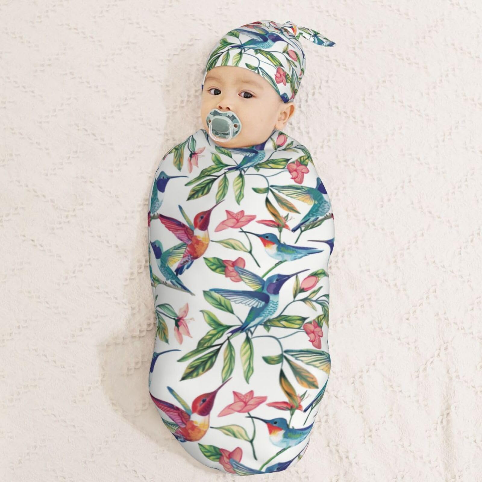 Muishi cocoon-wrap design helping keep baby snug and secure during sleep